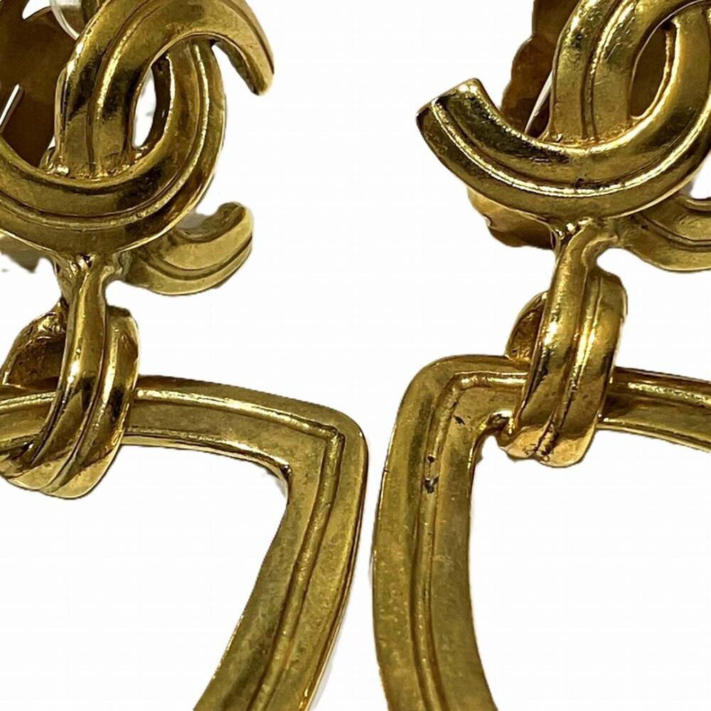 CHANEL Authentic Gold Earrings - Picture 8 of 9